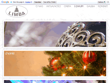 Tablet Screenshot of limba-dekoracje.pl